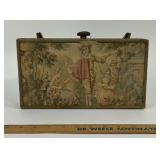 Tyrolean Tapestry Purse With Brass Details