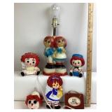 Raggedy Ann: Lamp, Zipper Pouch & Vases