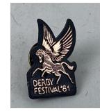 Kentucky Derby Festival Pegasus Lapel Pin 1981
