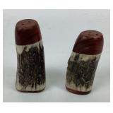 Deer Antler Vintage Salt & Pepper Shakers