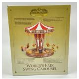 Mr Christmas Gold Label World's Fair Swing Carouse
