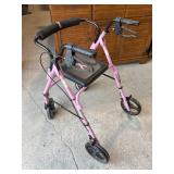 Guardian Rolling Walker Breast Cancer Pink