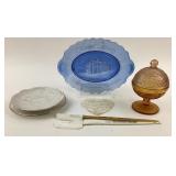 Glassware, Mount Vernon Plate, Promotional Items