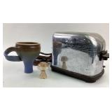 Toastmaster Toaster, Ceramic Mug, Mexican Alabaste