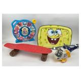 Madd Gear Skateboard, SpongeBob Tray, See n' Say,