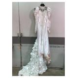 Bonny Wedding Dress With Lace Beading