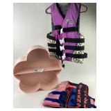 Stearns Excel Life Jackets, Flower Shelf