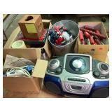 Emerson Stereo, Candles, H2O Steamer, Metal Tub