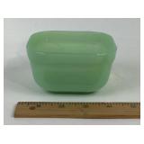Fire-King Jadeite Square ï¿½Refrigerator Dish