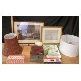 Mrs Stevens Chocolate Boxes, Lampshades, Framed Ar