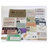 Pharmaceutical Blotters, Markle Indiana Bank Pouch
