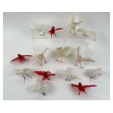 Vintage Bird Figure Ornaments Decorations