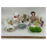 Ceramic Figurines, Vases, Dishes, Nippon Dish, LE