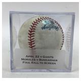 MLB Baseball April 22 v Giants Morlsales v