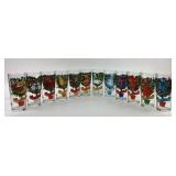 Twelve Days of Christmas Drinking Glasses