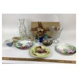 Decorative Glassware, Porcelain Plates, Bottles