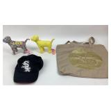 Victoria's Secret Pink Dog Plushes, White Sox Hat,