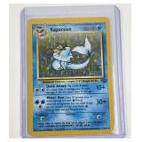 Pokemon Vintage Holographic Vaporeon Card