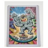 Pokmeon Vintage Topps Machamp Card