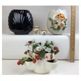Japanese Fine China Vase, Sears Mushroom Vase, Ber