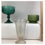 Tiara Compote Dish, Vases