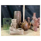 Resin Owl Candle Holder, Japanese Vase, Tribal Ves