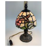 Hummingbird Stained Glass Table Lamp