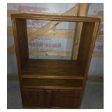 Wooden Cabinet With Storage Compartments