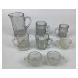 Vintage Miniature Glassware/ Advertising