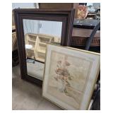 Wood Framed Beveled Mirror (33.5 in. X 45.5 in.)