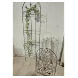 Metal Garden Trellis (2) 72 in. Tall & 31 in.