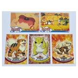 5 Vintage Pokemon Topps Cards