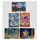 5 Vintage Pokemon Topps Cards