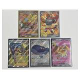 5 Pokemon Full Art Cards