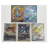 5 Pokemon Full Art Cards