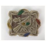 Iroquois Beaded Pin Cushion with Bird Motif