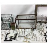 Display Stands, Frame, Glass Box, Basket