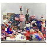 Patriotic Decor, Plush, Flags, Uncle Sam