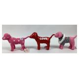 Victoria's Secret Pink Dogs Plush Figures