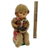 Mechanical Bubble Blowing Monkey Toy With Tin Base