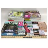 Magazines: Oprah, Bridal Guide, Martha Stewart