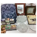 Crystal Platters, Framed Artwork, Cassette Tapes,