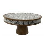 Thirstystone Wood Enamel Cake Stand