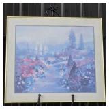 Jacqueline Penney Pastel Coastal Landscape Print