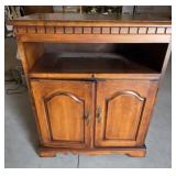 Wooden Cabinet With Shelf And Storage