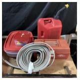 Old Pal Fishing Box, Gas Can, Storage Containers