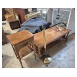 Wood Coffee Table, Ethan Allen Wood Side Table &