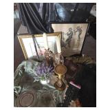 Ashtrays, Candlesticks, Artwork
