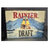 Ranier Draft Beer lighted sign