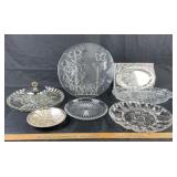 Glass Serving Dishes, Decorative Plates